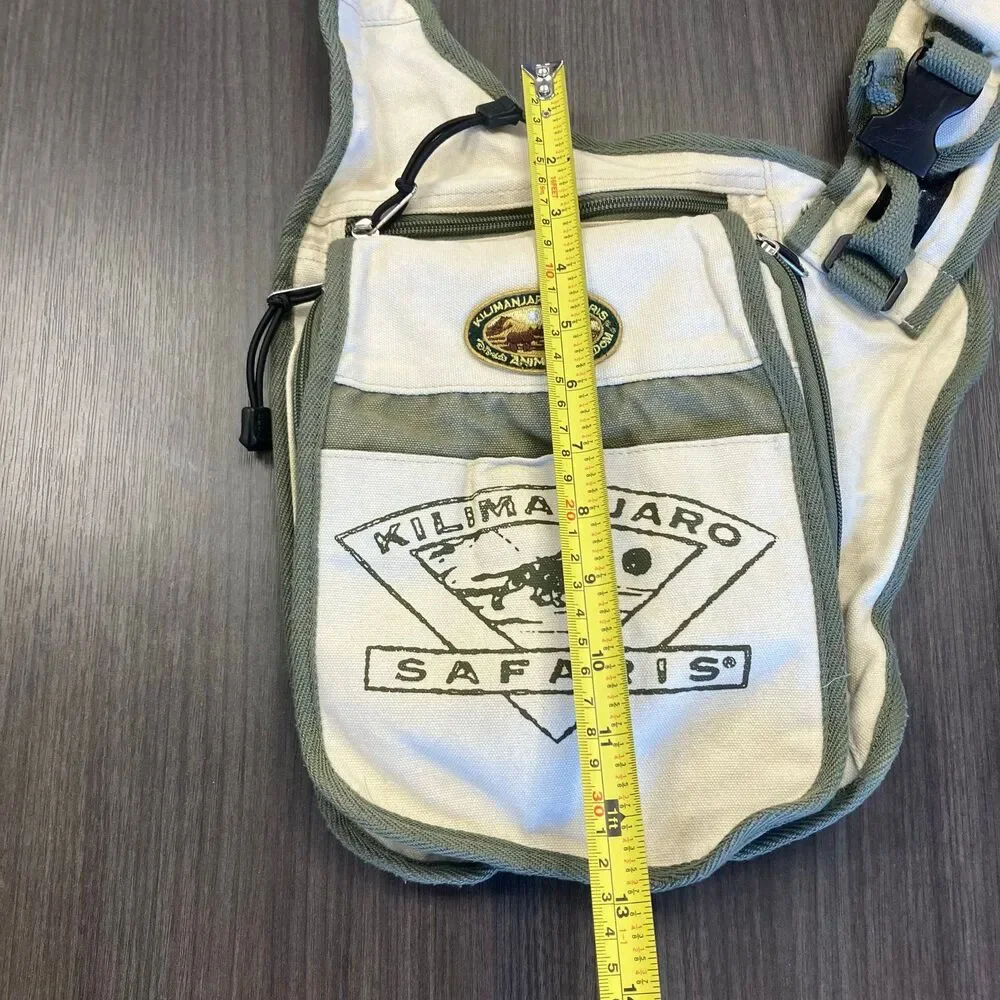 Vintage Disney World Animal Kingdom Kilimanjaro Safaris Messenger Bag Sling Pack